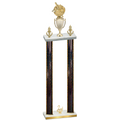 Double Black Glacier Second Place Baseball Trophy