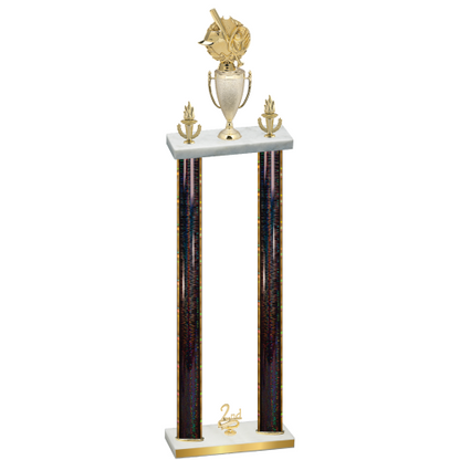 Double Black Glacier Second Place Baseball Trophy
