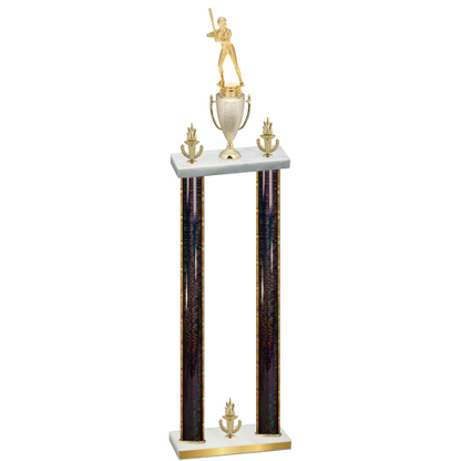 Double Black Glacier Victory Softball Trophy