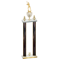 Double Black Glacier Year Softball Trophy