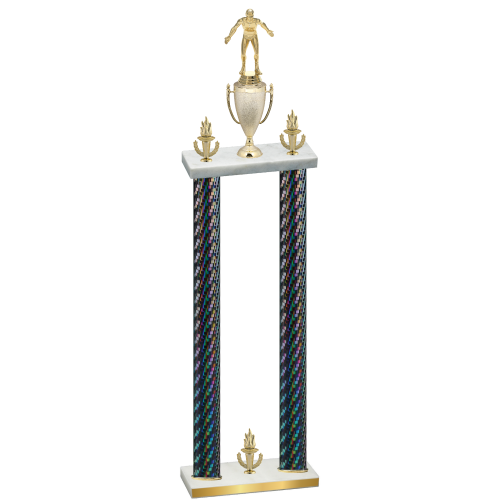 Double Black Carbon Fiber Victory Wrestling Trophy