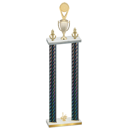 Double Black Carbon Fiber First Place Insert Trophy