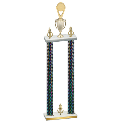 Double Black Carbon Fiber Victory Insert Trophy