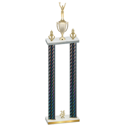 Double Black Carbon Fiber Year Victory Trophy