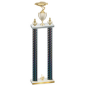 Double Black Carbon Fiber First Place Cars Trophy