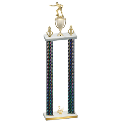 Double Black Carbon Fiber Second Place Shooter Trophy