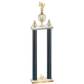 Double Black Carbon Fiber Second Place Academics Trophy