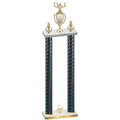 Double Black Carbon Fiber Second Place Academics Trophy