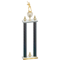 Double Black Carbon Fiber Victory Softball Trophy
