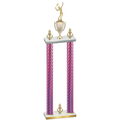 Double Pink Carbon Fiber Victory Tennis Trophy
