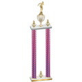Double Pink Carbon Fiber Victory Tennis Trophy