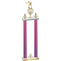 Double Pink Carbon Fiber Year Shooter Trophy