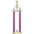 Double Pink Carbon Fiber Victory Holiday Trophy
