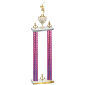 Double Pink Carbon Fiber Victory Golf Trophy
