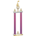 Double Pink Carbon Fiber Victory Golf Trophy
