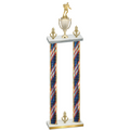Double Flag USA Victory Rugby Trophy
