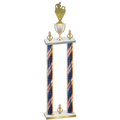 Double Flag USA Victory Rugby Trophy