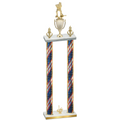 Double Flag USA First Place Hockey Trophy