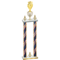 Double Flag USA Victory Pickleball Trophy