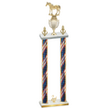 Double Flag USA Second Place Horses Trophy