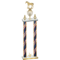 Double Flag USA Third Place Horses Trophy