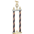 Double Flag USA Second Place Horses Trophy
