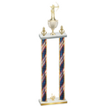 Double Flag USA First Place Archery Trophy