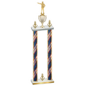 Double Flag USA Victory Shooter Trophy