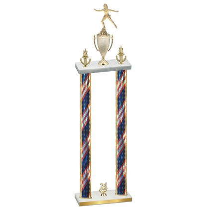 Double Flag USA Year Skater Trophy