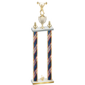 Double Flag USA First Place Weights Trophy