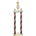 Double Flag USA First Place Music Trophy