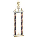 Double Flag USA Second Place Music Trophy