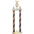 Double Flag USA Fourth Place Academics Trophy