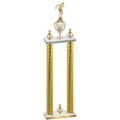 Double Gold Carbon Fiber Victory Tennis Trophy