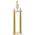 Double Gold Carbon Fiber First Place Hockey Trophy