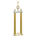 Double Gold Carbon Fiber First Place Victory Trophy
