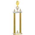 Double Gold Carbon Fiber Victory Pickleball Trophy