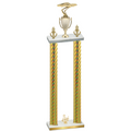Double Gold Carbon Fiber Third Place Cars Trophy