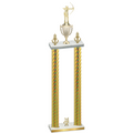Double Gold Carbon Fiber Year Archery Trophy