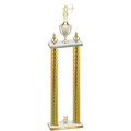 Double Gold Carbon Fiber Year Archery Trophy