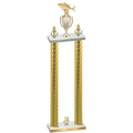 Double Gold Carbon Fiber Year Fishing Trophy