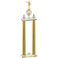 Double Gold Carbon Fiber First Place Shooter Trophy