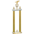 Double Gold Carbon Fiber Year Fishing Trophy