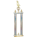 Double Silver Glacier Year Football Trophy