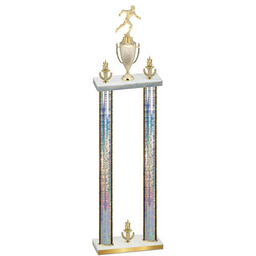 Double Silver Glacier Victory Running Trophy