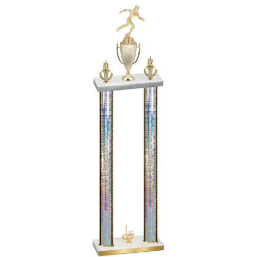Double Silver Glacier First Place Running Trophy