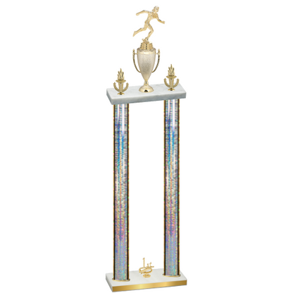 Double Silver Glacier First Place Running Trophy