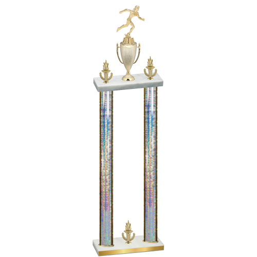 Double Silver Glacier Victory Running Trophy