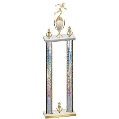 Double Silver Glacier Victory Running Trophy