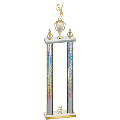 Double Silver Glacier Year Tennis Trophy